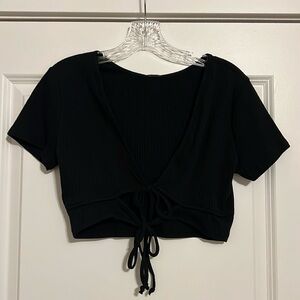 Black Wild Fable Women’s Crop Top - Medium